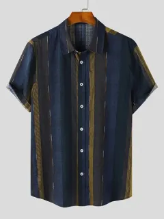 Solapa Rayas Vintage Camisa