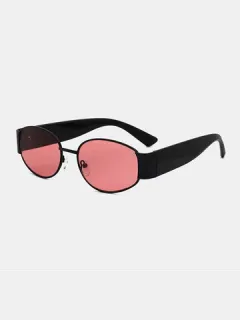 Widened Oval Frame Legs Sunglasses Men's Glasses