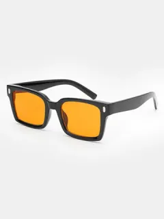 Unisex Full Square Frame Sunglasses