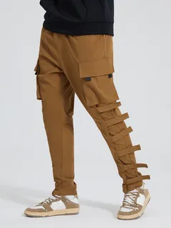 Hombre Liso Velcro Carga Pantalones