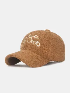 Gorra de béisbol unisex con bordado de letras de amor