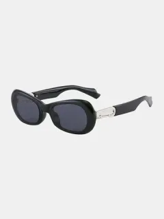 Unisex Oval Full Frame Anti-UV Sunglasses