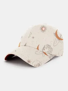 Béisbol de la estrella de la luna unisex Sombrero