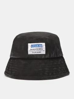 Cubo de etiquetado para mezclilla unisex Sombrero