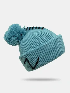 Gorro unisex con suturas trenzadas en contraste Sombrero