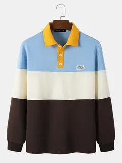 Camisas de golf con aplicación de bloque de color