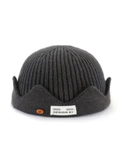 Hombres y gorra Mujer Windproof Kint Fashion Crimped Cráneo