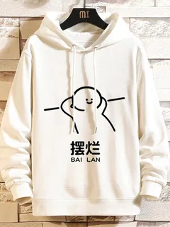 Sudaderas con capucha con estampado de figuras de dibujos animados