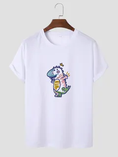 Camisetas gráficas Dinosaurio de dibujos animados