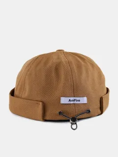 Gorra unisex con cordón ajustable Cráneo con etiqueta de letras