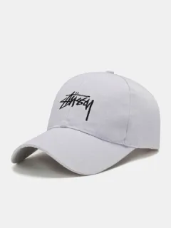 Gorra de béisbol unisex con bordado de letras