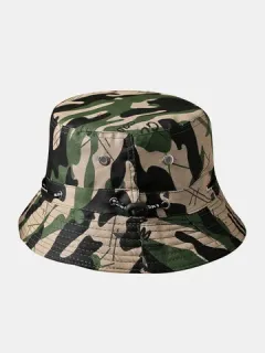 Cubo sólido de camuflaje unisex Sombrero