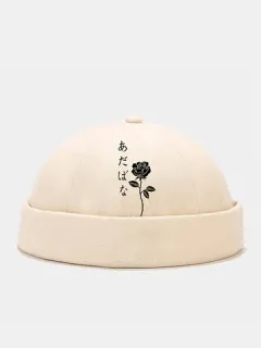 Gorra unisex con estampado japonés Rose Cráneo