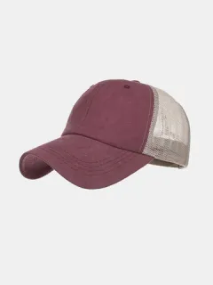 Zhongmei Primavera y verano Nuevo algodón lavado Placa Gorra de béisbol de 8 colores Gorra de béisbol Sun Sombrero B646