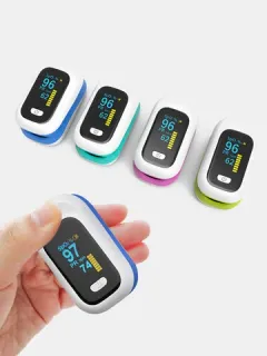 Mini pulse oximeter with finger clip