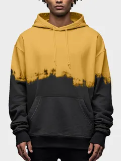 Sudaderas con capucha con estampado de tinta de estilo chino