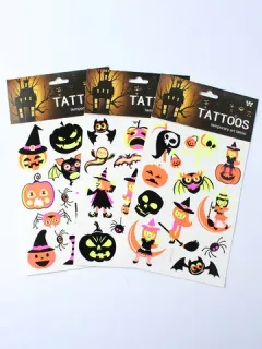 Halloween Decorator Sticker Noctilucent Fluorescence Tattoo