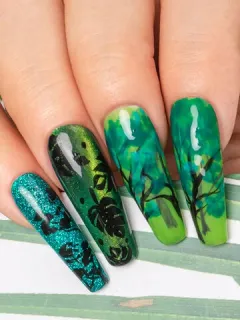 Forest Green Nail Polish Gel