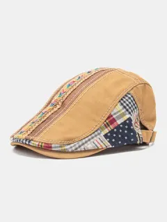 Gorra unisex de patchwork