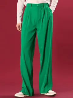 Pantalones sueltos rectos retro casuales