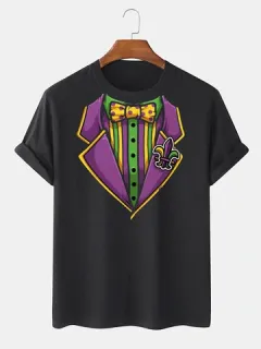 Camisetas con estampado de elementos de carnaval