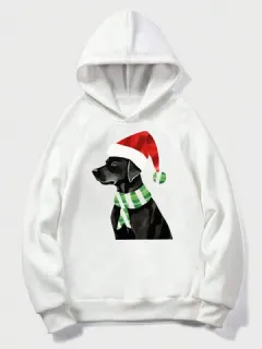 Navidad Perro Sudaderas gráficas