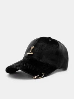 Gorra de béisbol decorativa unisex de metal sólido Colgante