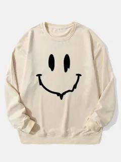 Sudaderas informales con sonrisa