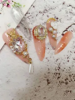 Zircon Metal Nail Decorations