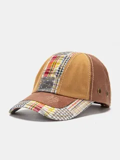 Béisbol de entramado de patchwork unisex Sombrero