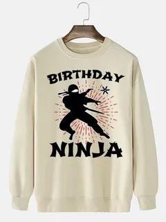 Sudaderas con letras ninja japonesas