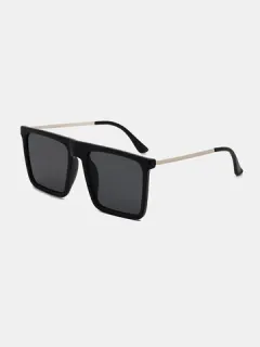 Men's Square Frame Narrow Side Sunglasses