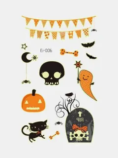 Halloween Luminous Temporary Tattoo