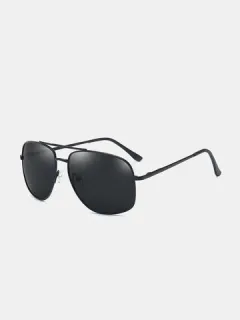 Full Frame Metal Double Bridge Sunglasses