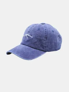 Gorra de béisbol unisex con borde desgastado y lavado