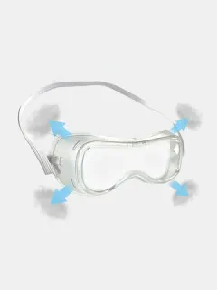 Anti-fog anti-splash transparent glasses