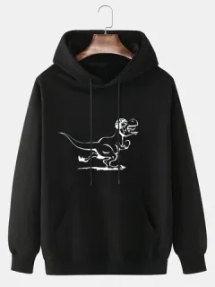 Sudaderas con capucha con estampado de animales de rugby