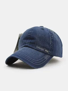 Hombre Mujer vendimia Gorra de béisbol de algodón y mezclilla lavada Ajustable Golf Snapback Sombrero