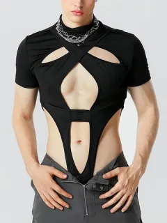 Cutout deconstruction bodysuit