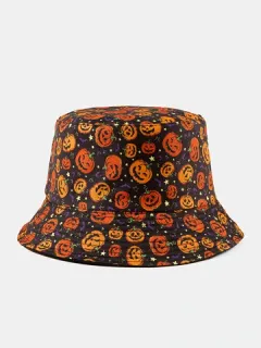 Cubo fantasma de calabaza unisex de Halloween Sombrero