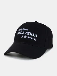 Gorra de béisbol unisex de algodón con letras de calle bordadas Sun Sombrero