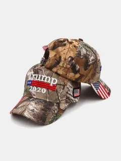 Trump 2020 Gorra de béisbol de camuflaje