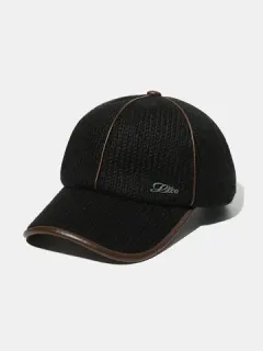 Gorra de béisbol de punto sólido para hombre