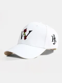 Gorras de béisbol unisex con bordado de letras sólidas