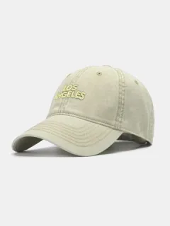 Gorra de béisbol unisex lavada con bordado 3D