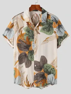 Solapa Estampado Planta Camisa