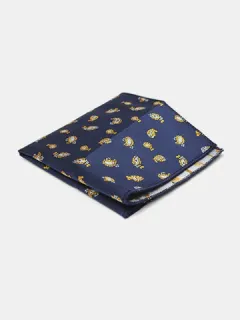 Men's Pocket Square Handkerchief Korean Silk Polka Dot Print Floral Handkerchiefs