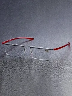 Unisex Metal HD Frameless Reading Glasses