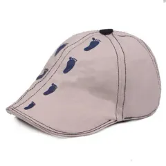 Unisex transpirable Cotton Peak Sombrero gorra ajustable de boina