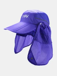 Viseras de protección desmontables de ala ancha unisex UV Béisbol Sombrero